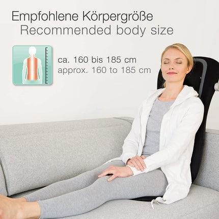 Husă masaj, Beurer, MG 254, negru/gri