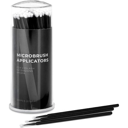 Aplicatoare extensii gene false, Nanolash, Microbrush, 100 buc