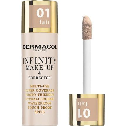 Corector, Dermacol Infinity, SPF 15, 01 Fair