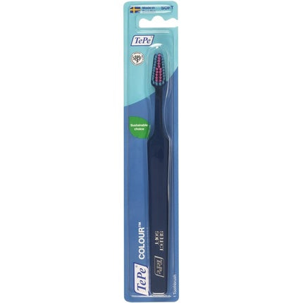 Periuță de dinți TePe Colour Soft albastru închis