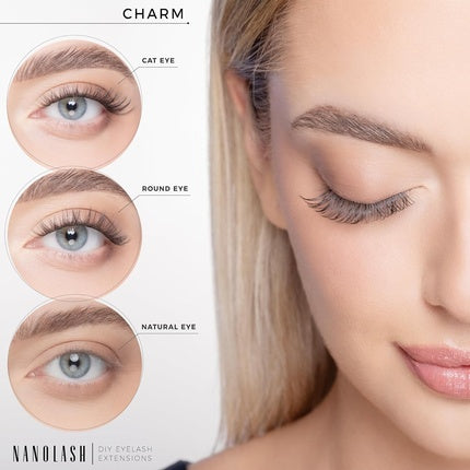 Kit extensii gene false, Nanolash, DIY Eyelash Extensions, 180g