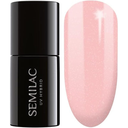 Oja Semilac, UV Hybrid, Pale Peach Glow, 7ml