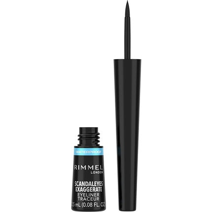 Eyeliner lichid, Rimmel Exaggerate, 2.5ml, Negru