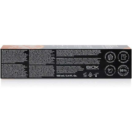 Pasta de dinți Ecodenta, cărbune activ, 100ml