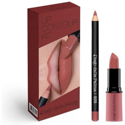 Set contur buze, Diego Dalla Palma, Coral Pink