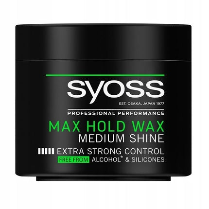 Ceară de Păr, Syoss, Max Hold, Medium Gloss, 150ml