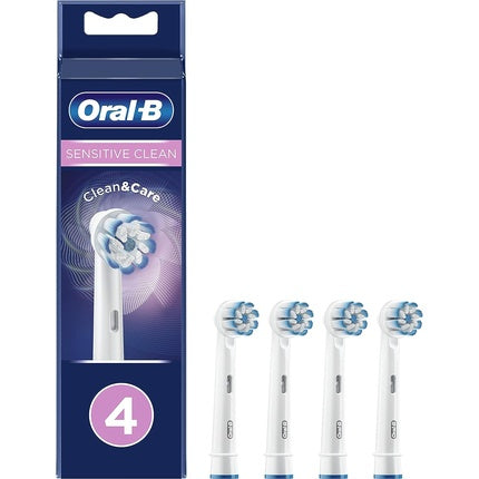Capete de schimb periuta electrica, Oral-B, Sensitive Clean, 4 buc