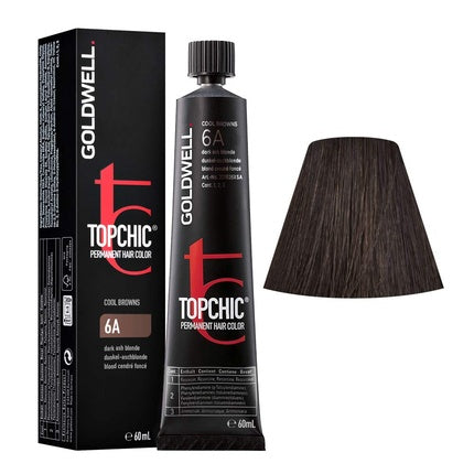 Vopsea de păr, Goldwell, Topchic 6A, 60ml