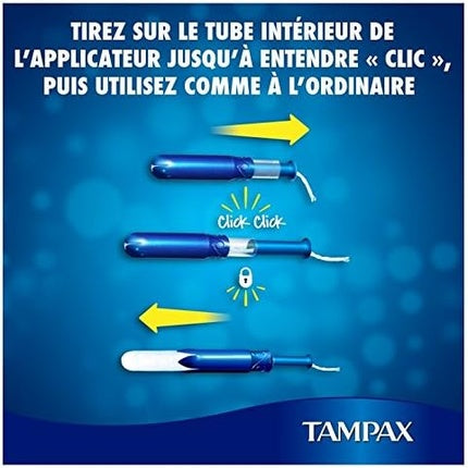 Tampon, Tampax Pearl Compak, Super, albastru