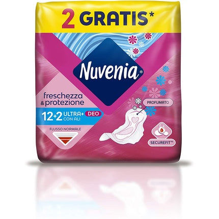 Absorbante igienice, Nuvenia, Ultra Thin, cu aripioare