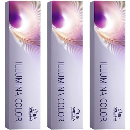 Vopsea de par, Wella, Illumina Lightest Natural Mahogany Blonde 10/05, 60ml