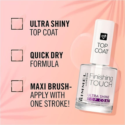 Top coat unghii, Rimmel, Ultra Shine, 12ml