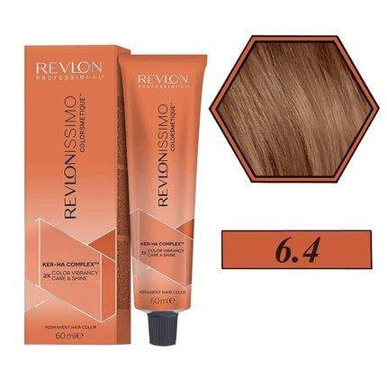 Vopsea de par, Revlon, Revlonissimo Colorsmetique 6.4 Blond Inchis Cupru, 60ml