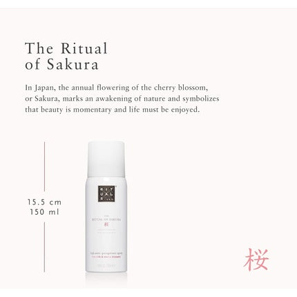 Spray anti-perspirant, Rituals, The Ritual of Sakura, 150ml