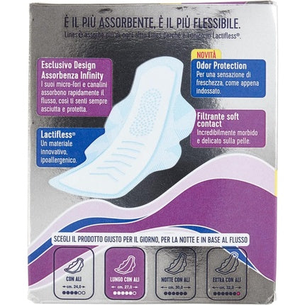 Absorbante feminine Lines Lactiflex, 9 bucăți + 2 gratis