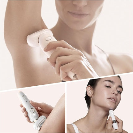 Epilator Braun Silk-épil 9 Flex, cap flexibil, fără fir