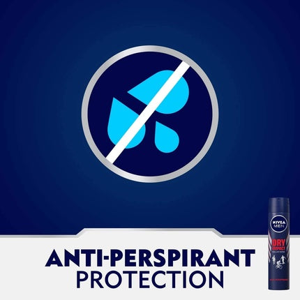 Deodorant spray, Nivea, Dry Impact, albastru 200ml