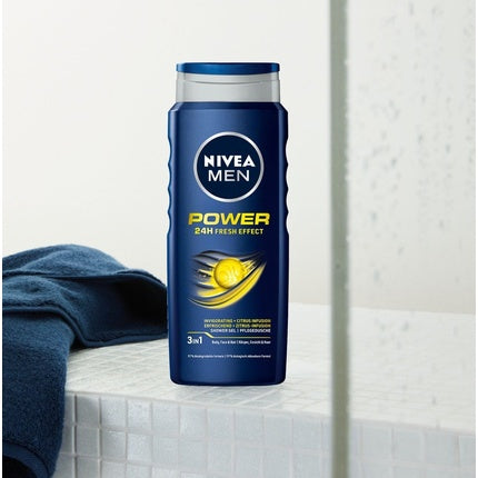 Gel de dus, Nivea, Men Power Fresh, 500ml