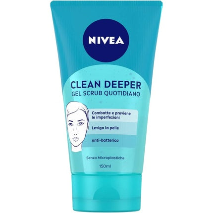 Gel exfoliant fata, Nivea, 150ml, ten gras si impur