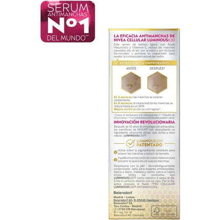 Ser Nivea, Luminous 630º, alb