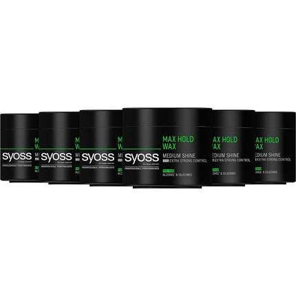Ceară Păr, Syoss, Max Hold, Negru 150ml