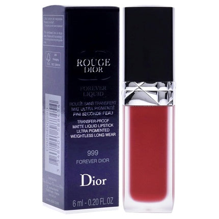 Ruj lichid, Dior, Rouge Dior Forever Liquid Matte, 999 Forever Dior