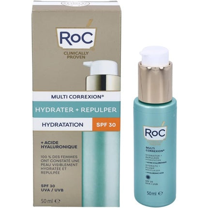 Cremă hidratantă, RoC, cu acid hialuronic SPF30
