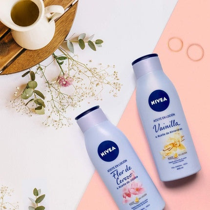 Ulei de corp, Nivea, Cherry Blossom si Ulei de Jojoba