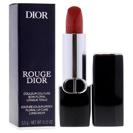 Ruj Dior Rouge Satin 556 Aimee Reîncărcabil, Roșu
