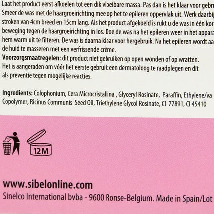 Ceară Depilatoare Sibel Pearls Roz 1kg