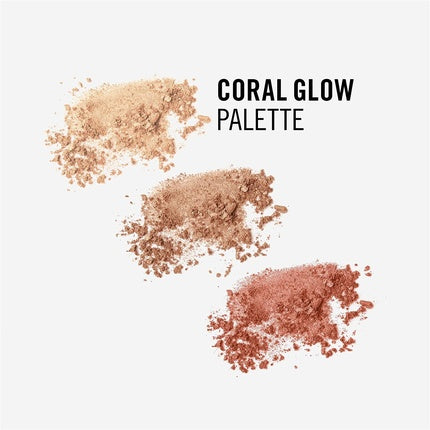 Paleta Highlighter Rimmel Sculpting 3-tone Coral Glow, 18.5g