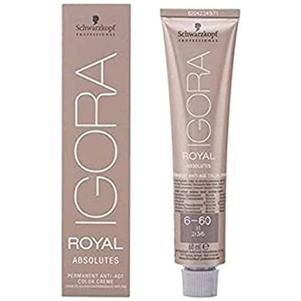 Vopsea păr, Schwarzkopf, Igora Royal 6-60, blond închis ciocolatiu, 60 ml
