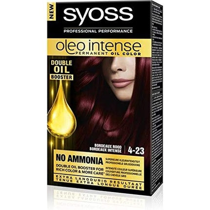Vopsea de par, Syoss, Oleo Intense, Bordeaux