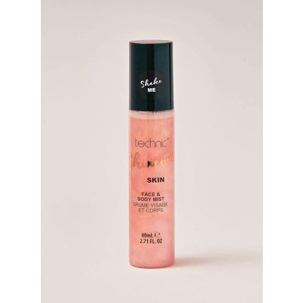 Spray Față și Corp, Technic Shimmer, 80ml, roz