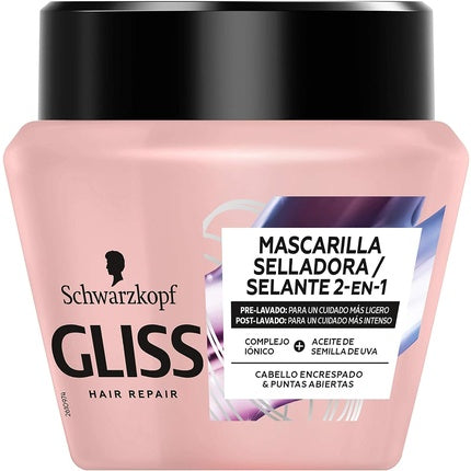 Mască păr, Schwarzkopf, Gliss, roz 300ml
