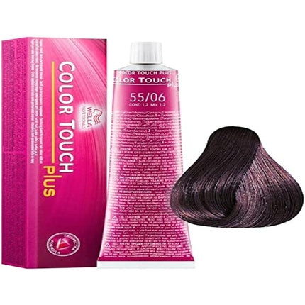 Vopsea de păr, Wella, Color Touch Plus, Maro Deschis Violet 60ml