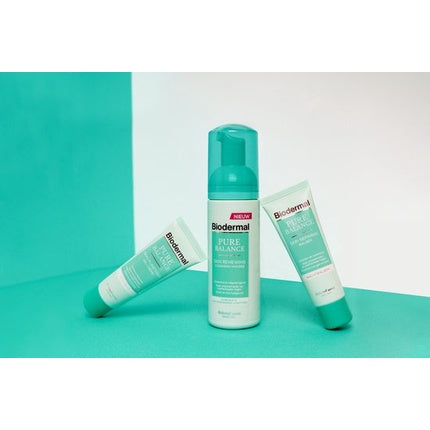 Spumă Cleansing Biodermal Pure Balance, 150ml, albastru