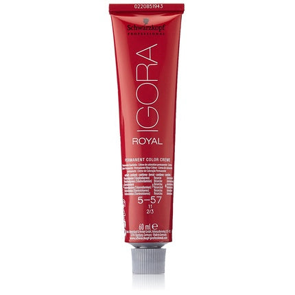 Vopsea de păr Schwarzkopf Igora Royal 5-57, 60ml, maro auriu cupru