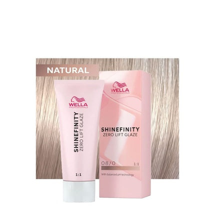 Vopsea de Par, Wella, Shinefinity 08/0, Biondo Chiaro Naturale, 60ml