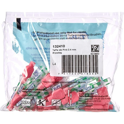 Periuțe interdentare, TePe, Original, roz, 0.4mm, 25 bucăți