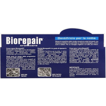 Pastă de dinți, Biorepair, Intensive Night Repair, albastru, 75ml