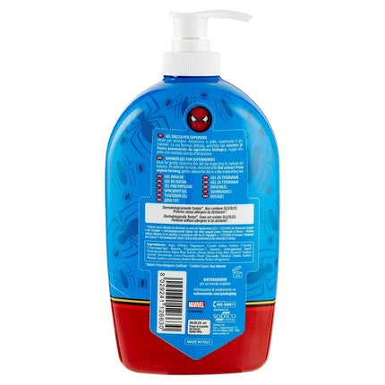 Gel de duș, Naturaverde, Spider-Man, albastru 500ml