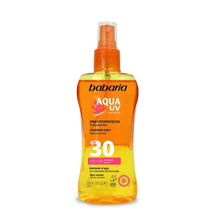 Spray protector solar Babaria Aqua Bifasica SPF30, 200ml