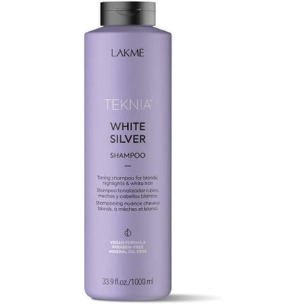 Șampon, Lakmé Teknia, 1000 ml, alb argintiu