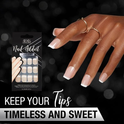 Set unghii false, Ardell Nail Addict, French, 24 bucati