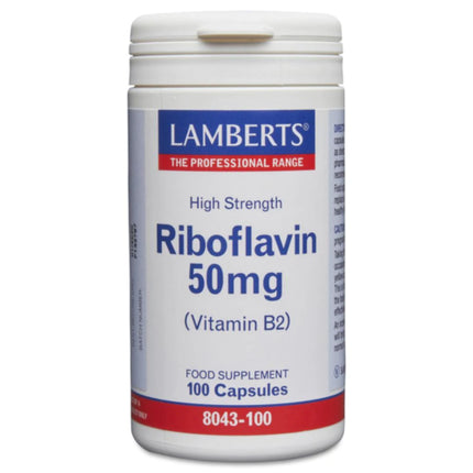 Vitamine Riboflavină, Lamberts, 50mg