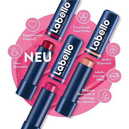 Balsam Buze, Labello, Caring Beauty Nude, albastru