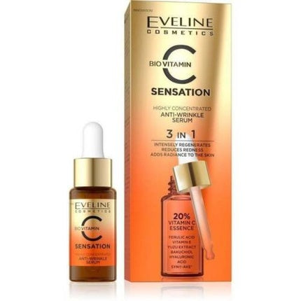 Ser antirid, Eveline, C Sensation, 18ml, portocaliu