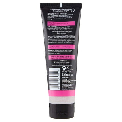 Gel peeling facial Nivea MicellAir Skin Breathe, negru, 125 ml