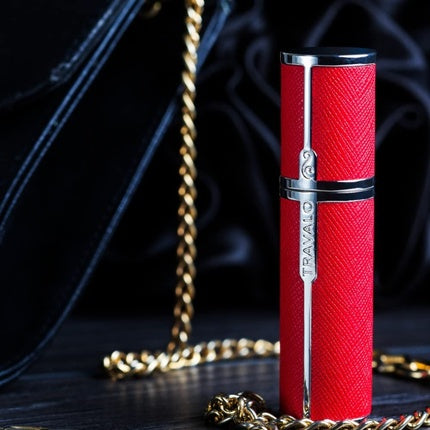 Recipient Travalo Milano, Reîncărcabil, roșu